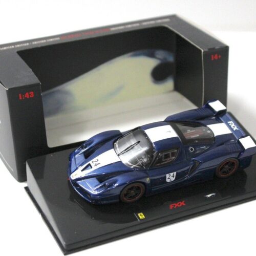 1:43 Hot Wheels Elite Ferrari FXX dark blue #24