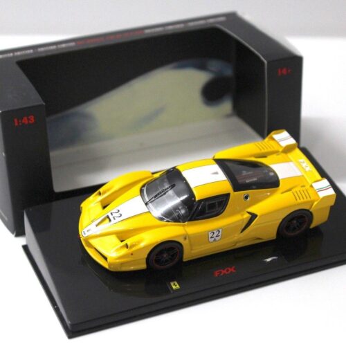 1:43 Hot Wheels Elite Ferrari FXX yellow #22