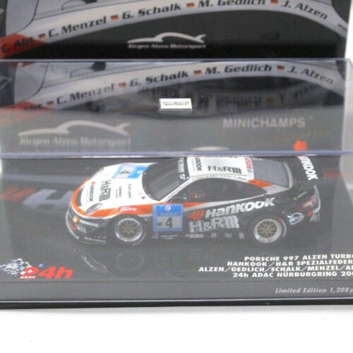 1:43 Minichamps Porsche 911 997 Alzen Turbo H&R 24h 2008 #4