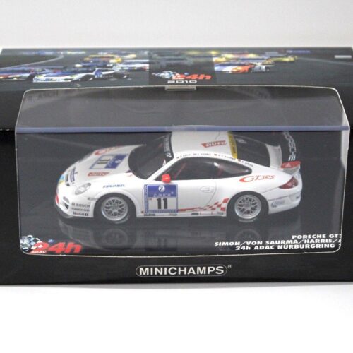 1:43 Minichamps Porsche 911 997 GT3 RS Asch 24h ADAC 2010 #11 - Image 3
