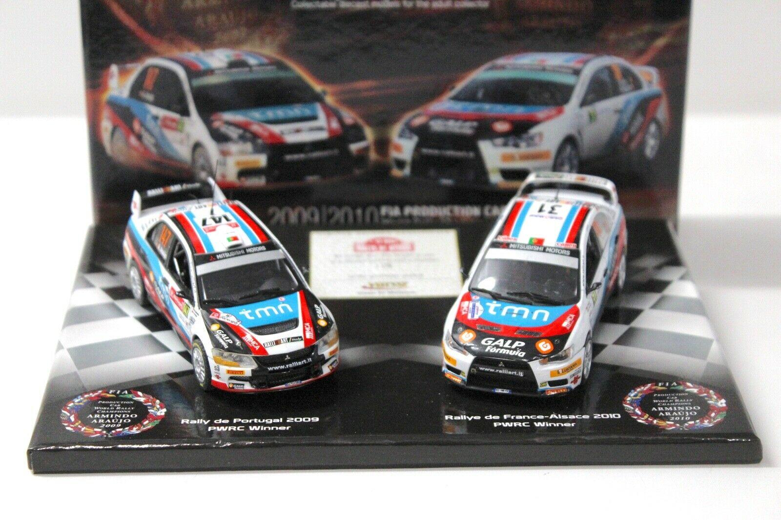 1:43 Vitesse Special WRC SET Mitsubishi Champion 2009/2010