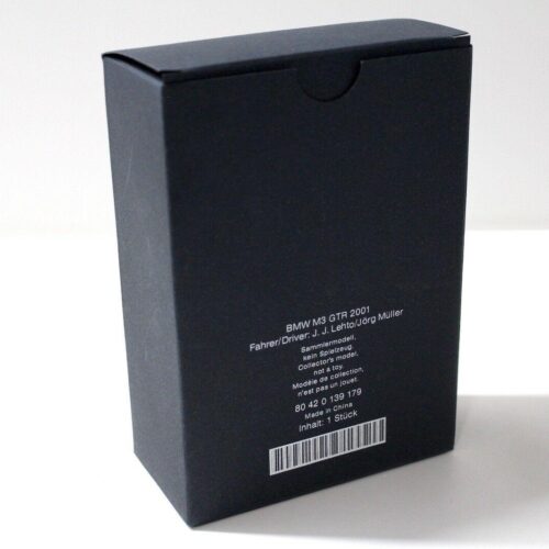 1:43 Minichamps BMW M3 GTR 2001 ALMS Müller/ Letho #42 DEALER VERSION