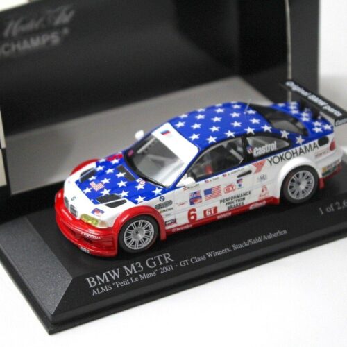 1:43 Minichamps BMW M3 GTR E46 ALMS 2001 Petit LM #6