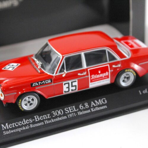 1:43 Minichamps Mercedes 300 SEL 6.8 AMG Südwestpokal Hockenheim 1971 #35