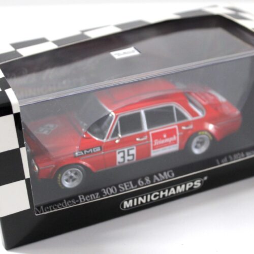 1:43 Minichamps Mercedes 300 SEL 6.8 AMG Südwestpokal Hockenheim 1971 #35