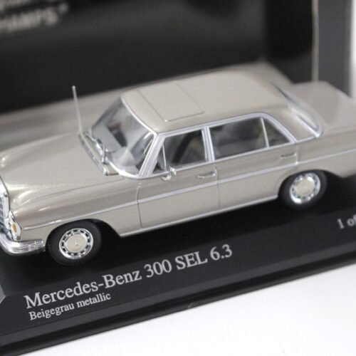 1:43 Minichamps Mercedes 300 SEL 6.3 Limousine beige-grey metallic 1968
