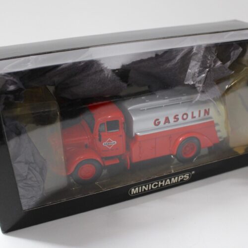1:43 Minichamps Mercedes L3500 Tankwagen GASOLIN red/ silver