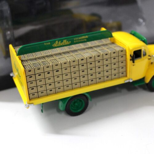 1:43 Minichamps Mercedes L3500 Beverage van LIBELLA yellow/ green - Image 2