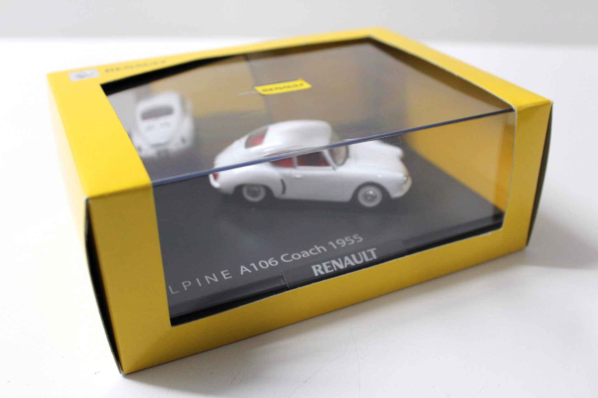 1:43 Norev Renault Alpine A106 Coach 1955 white DEALER VERSION