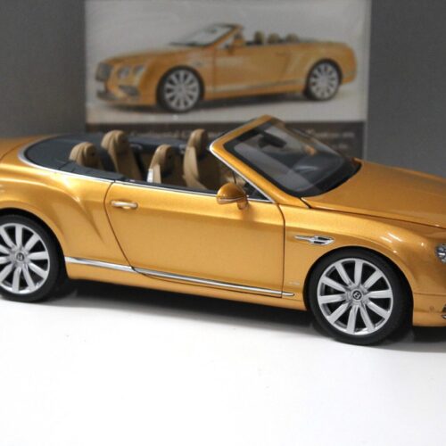1:18 Paragon Bentley Continental GT Convertible Sunburst Gold 2016