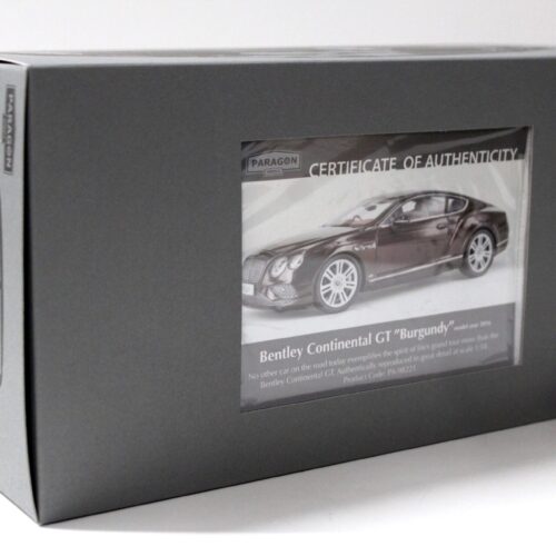 1:18 Paragon Bentley Continental GT Coupe Burgundy red 2016