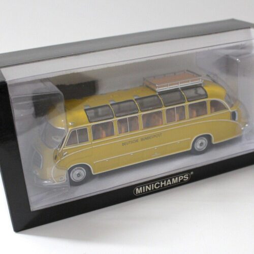 1:43 Minichamps Setra S8 Bus Post Bus Deutsche Bundespost yellow
