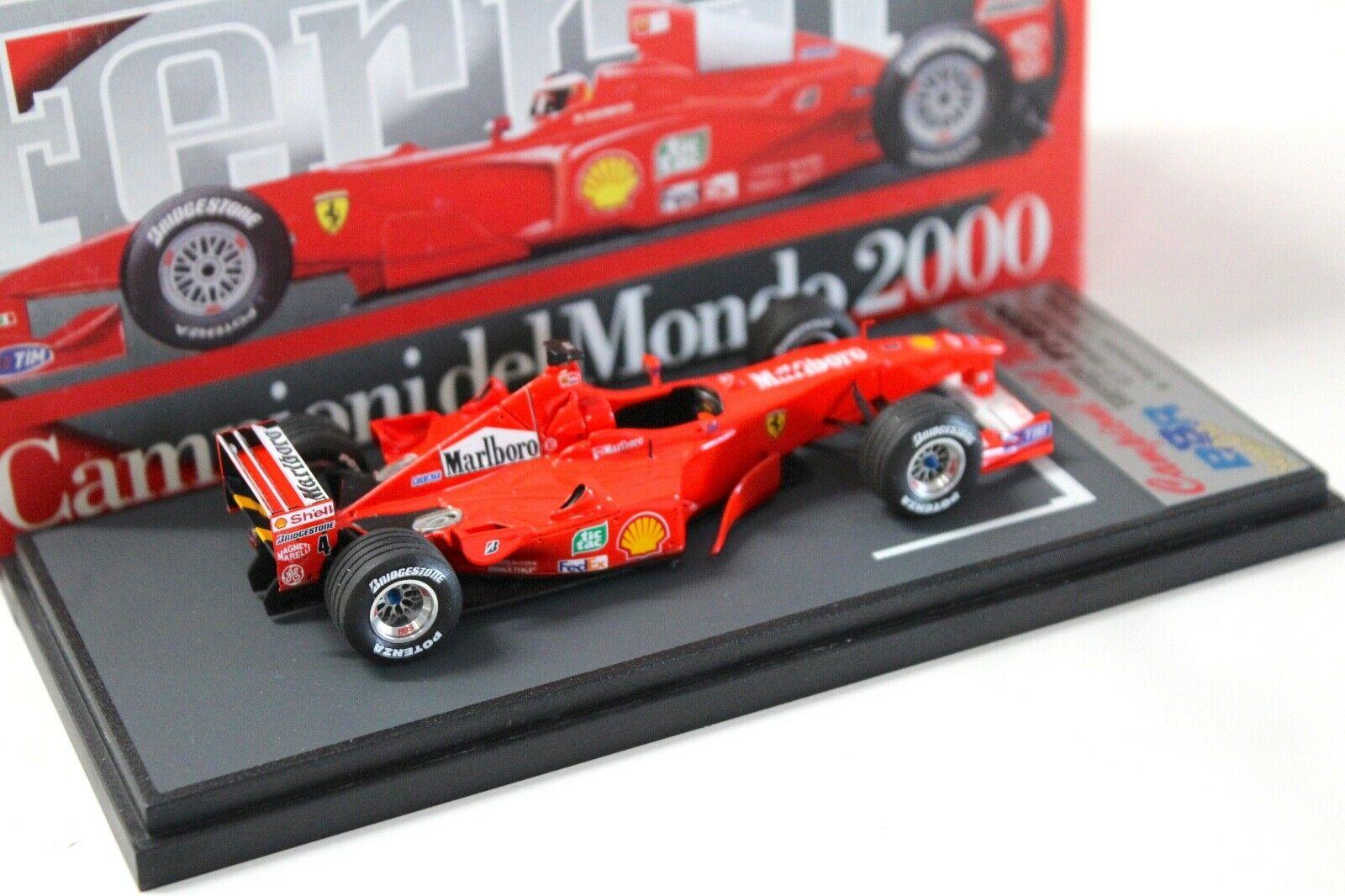 1:43 BBR Ferrari F1-2000 GP Malaysia R.Barrichello red