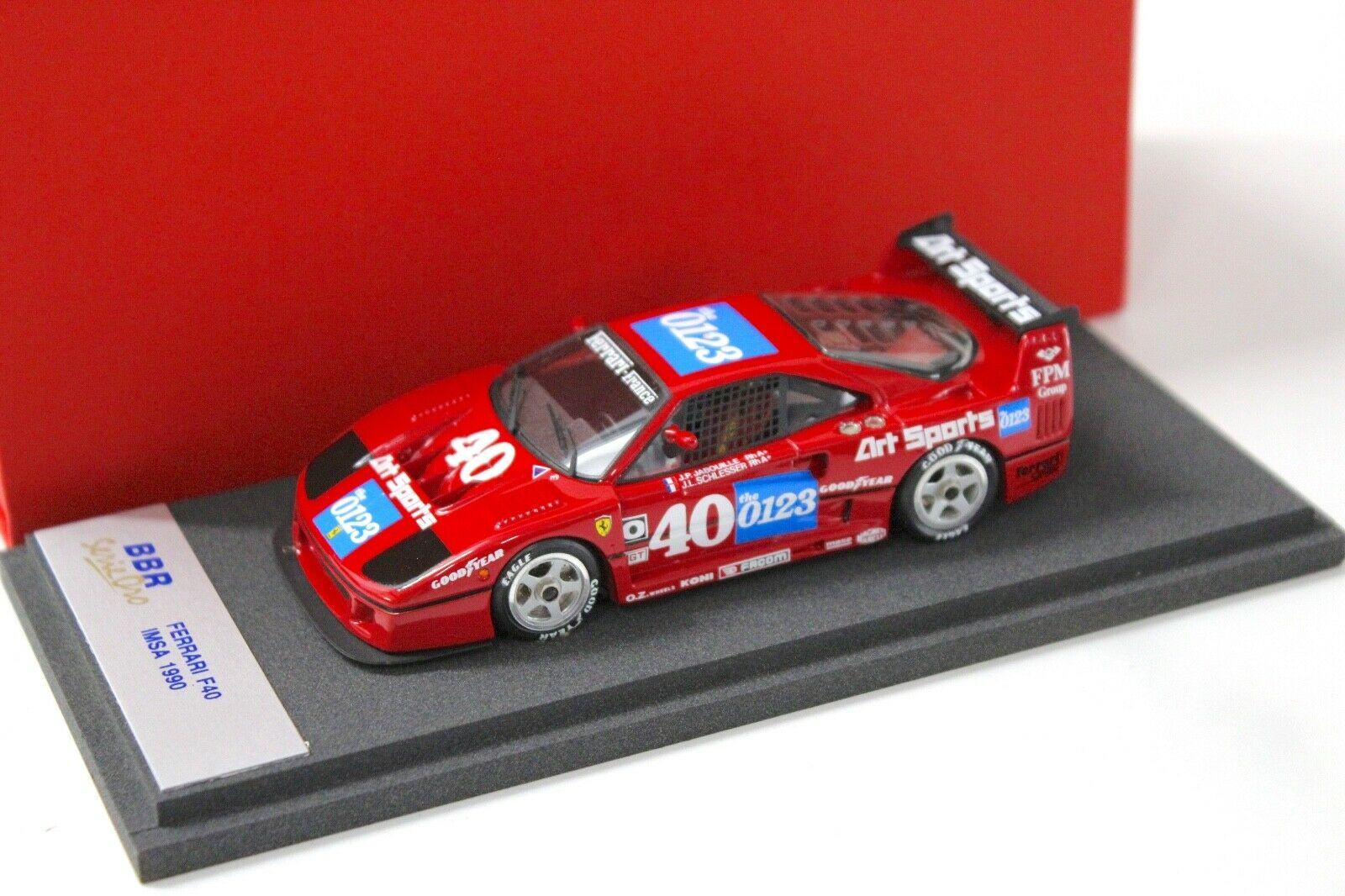 1:43 BBR () Ferrari F40 IMSA 1990 #40 red