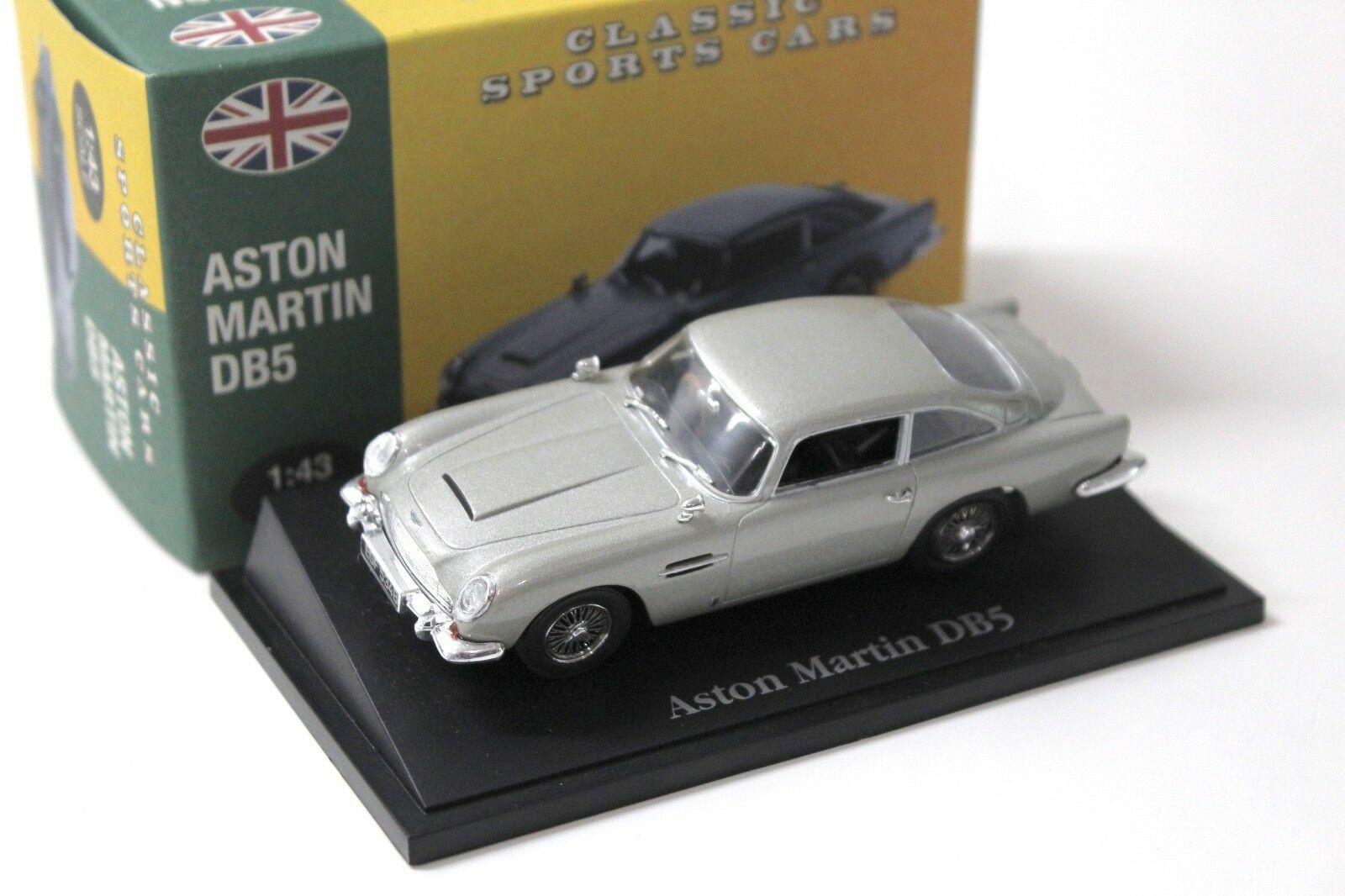 1:43 Atlas By Norev Aston Martin DB5 grey Classic Sport Car
