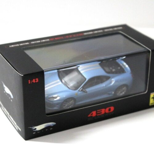 1:43 Hot Wheels Elite Ferrari F430 Scuderia blue