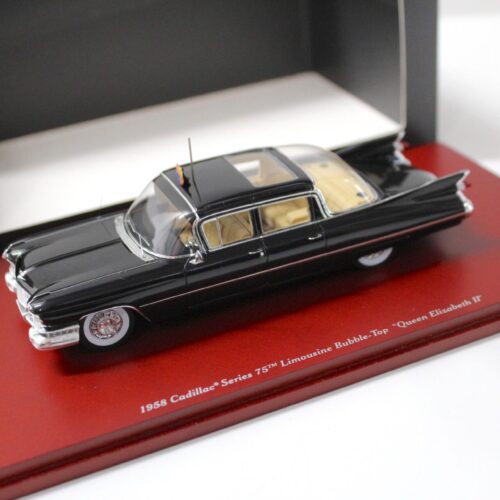 1:43 TSM True Scale 1958 Cadillac Series 75 Bubble-Top Queen Elizabeth II