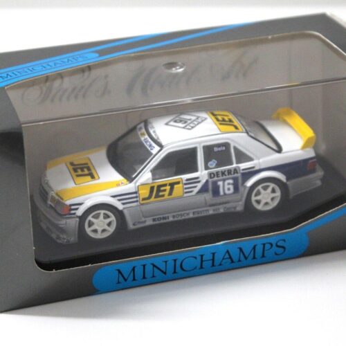 1:43 Minichamps Mercedes 190E Evo1 MS-Jet Biela #16