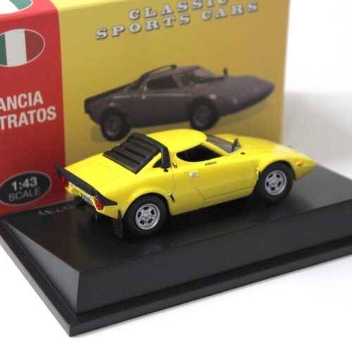 1:43 Atlas By Norev Lancia Stratos HF yellow Classic Sport Cars