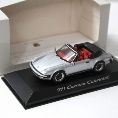1:43 Minichamps Porsche 911 SC Cabriolet silver DEALER VERSION