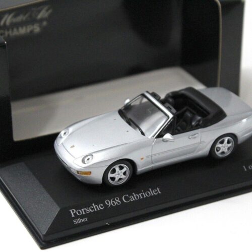 1:43 Minichamps Porsche 968 Cabriolet silver