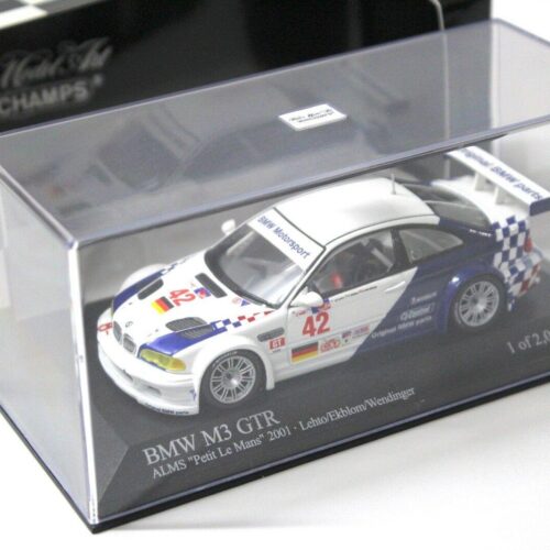 1:43 Minichamps BMW M3 GTR E46 ALMS Petit LM #42 Letho