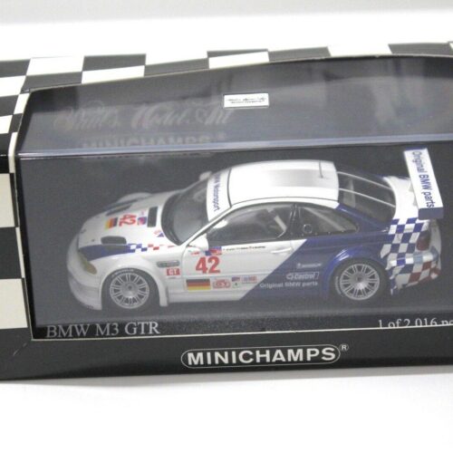 1:43 Minichamps BMW M3 GTR E46 ALMS Petit LM #42 Letho