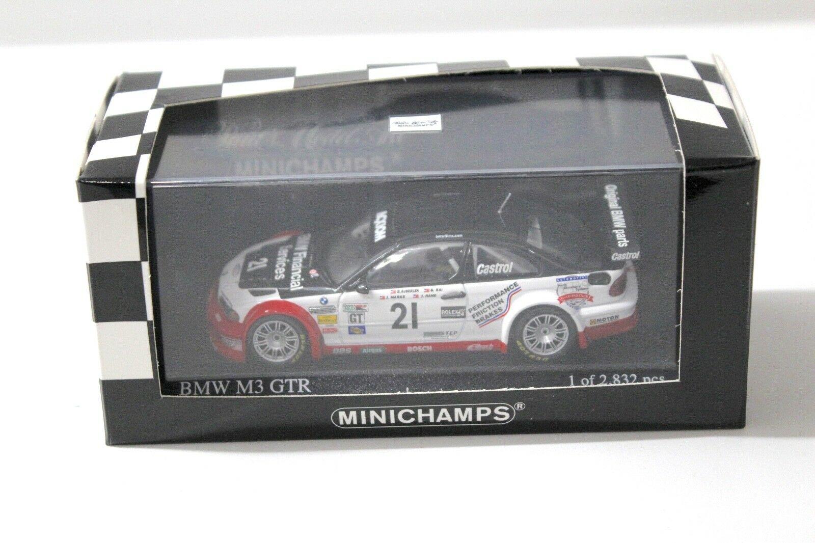 1:43 Minichamps BMW M3 GTR ALMS 24h Daytona 2004 Said #21