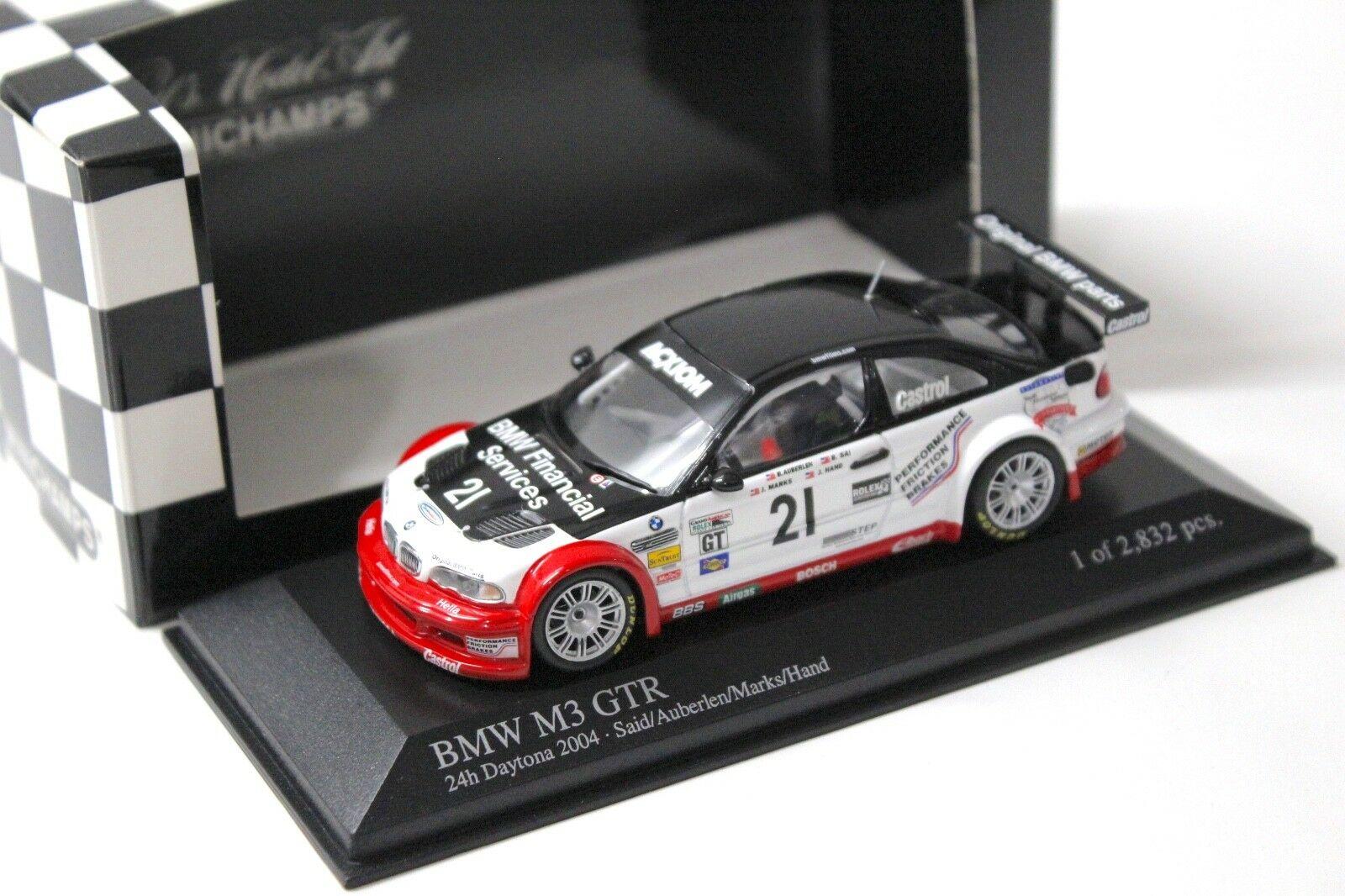 1:43 Minichamps BMW M3 GTR ALMS 24h Daytona 2004 Said #21