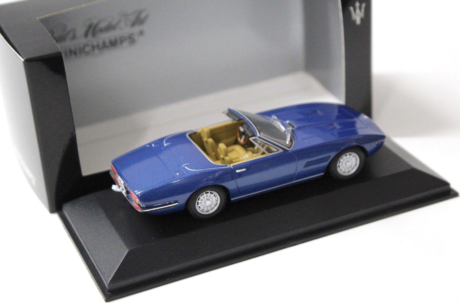 1:43 Minichamps Maserati Ghibli Spider blue