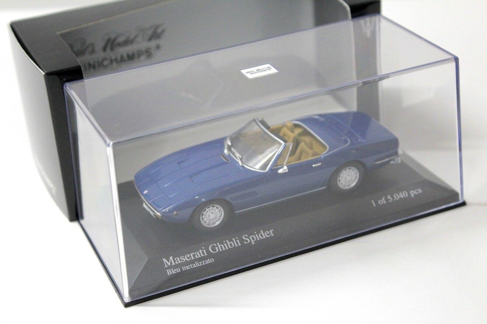 1:43 Minichamps Maserati Ghibli Spider blue