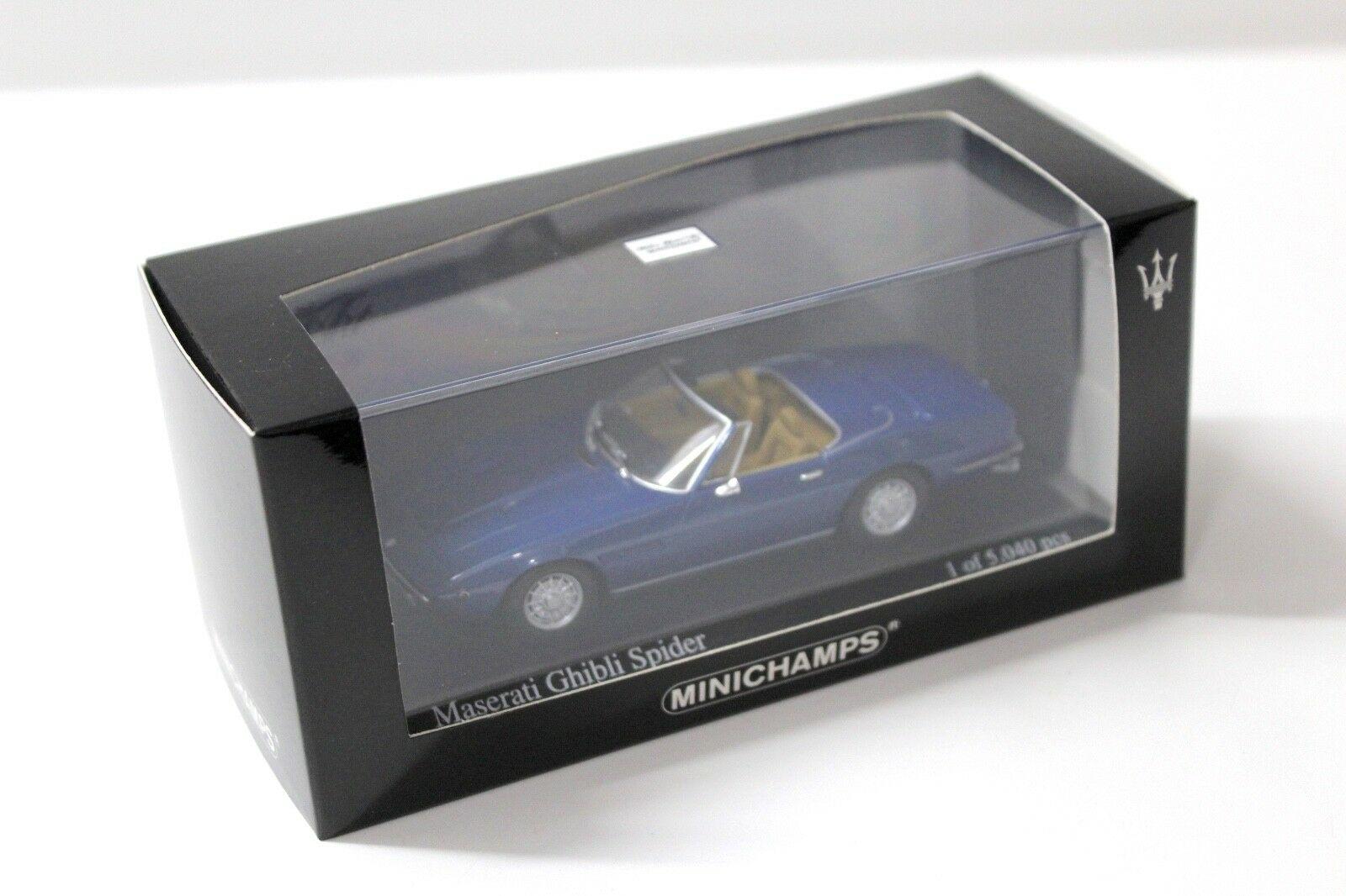 1:43 Minichamps Maserati Ghibli Spider blue
