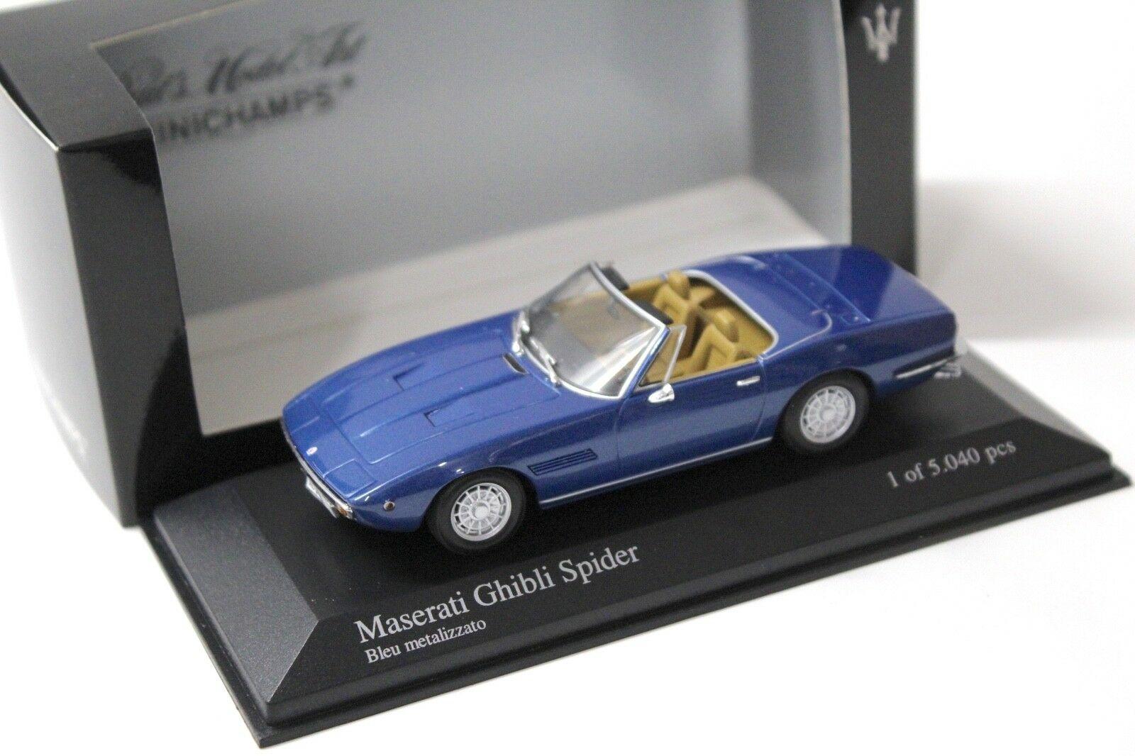 1:43 Minichamps Maserati Ghibli Spider blue