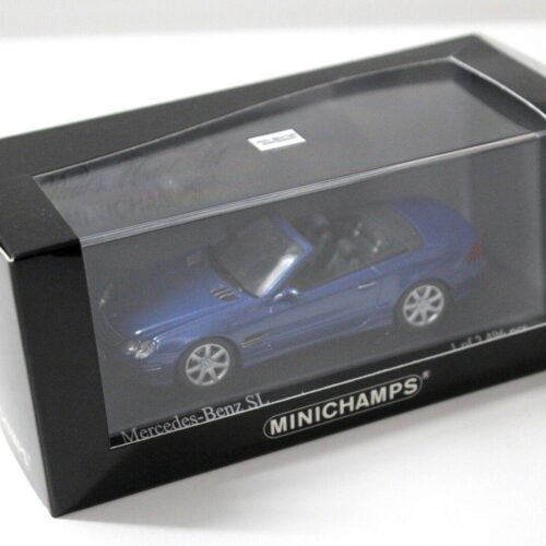 1:43 Minichamps Mercedes SL Convertible 2001 blue