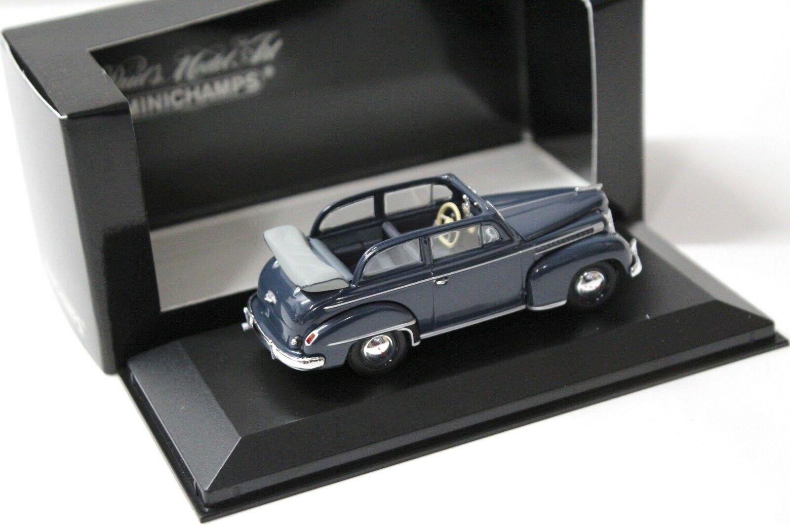 1:43 Minichamps Opel Olympia Cabriolet blue-grey