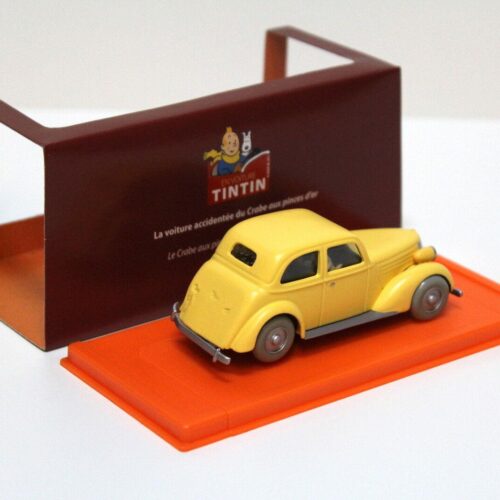 1:43 TINTIN Voiture Accidentee yellow "Tim und Struppi"