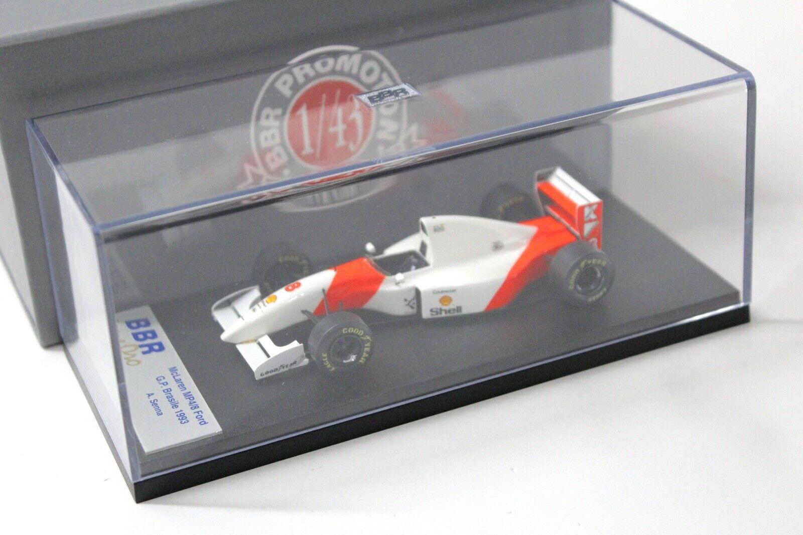 1:43 BBR () F1 Mclaren MP4/8 Ford GP Brazil 1993 A.Senna