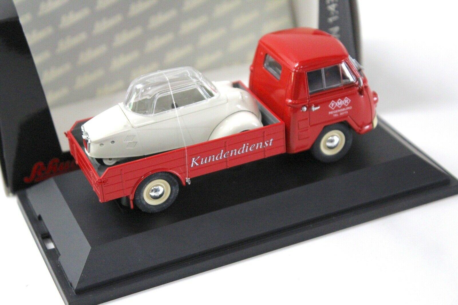 1:43 Schuco Tempo Matador Pritsche red Kundendienst Messerschmitt