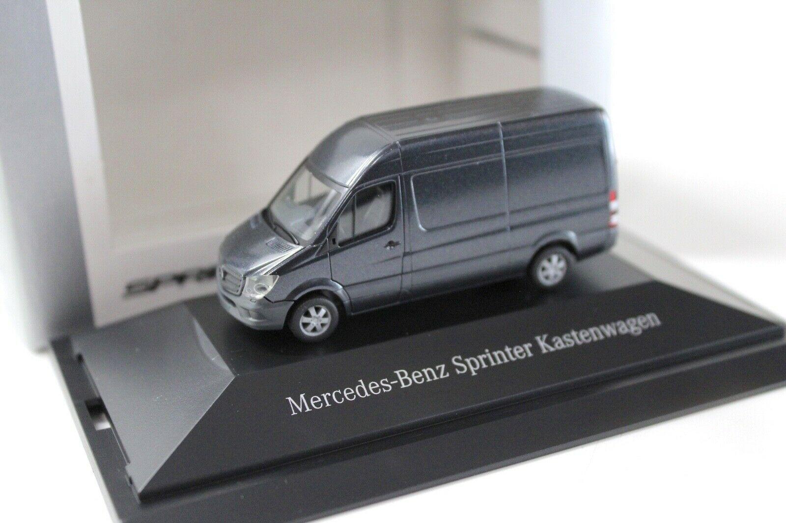 1:87 Herpa Mercedes Sprinter Kastenwagen grey DEALER VERSION