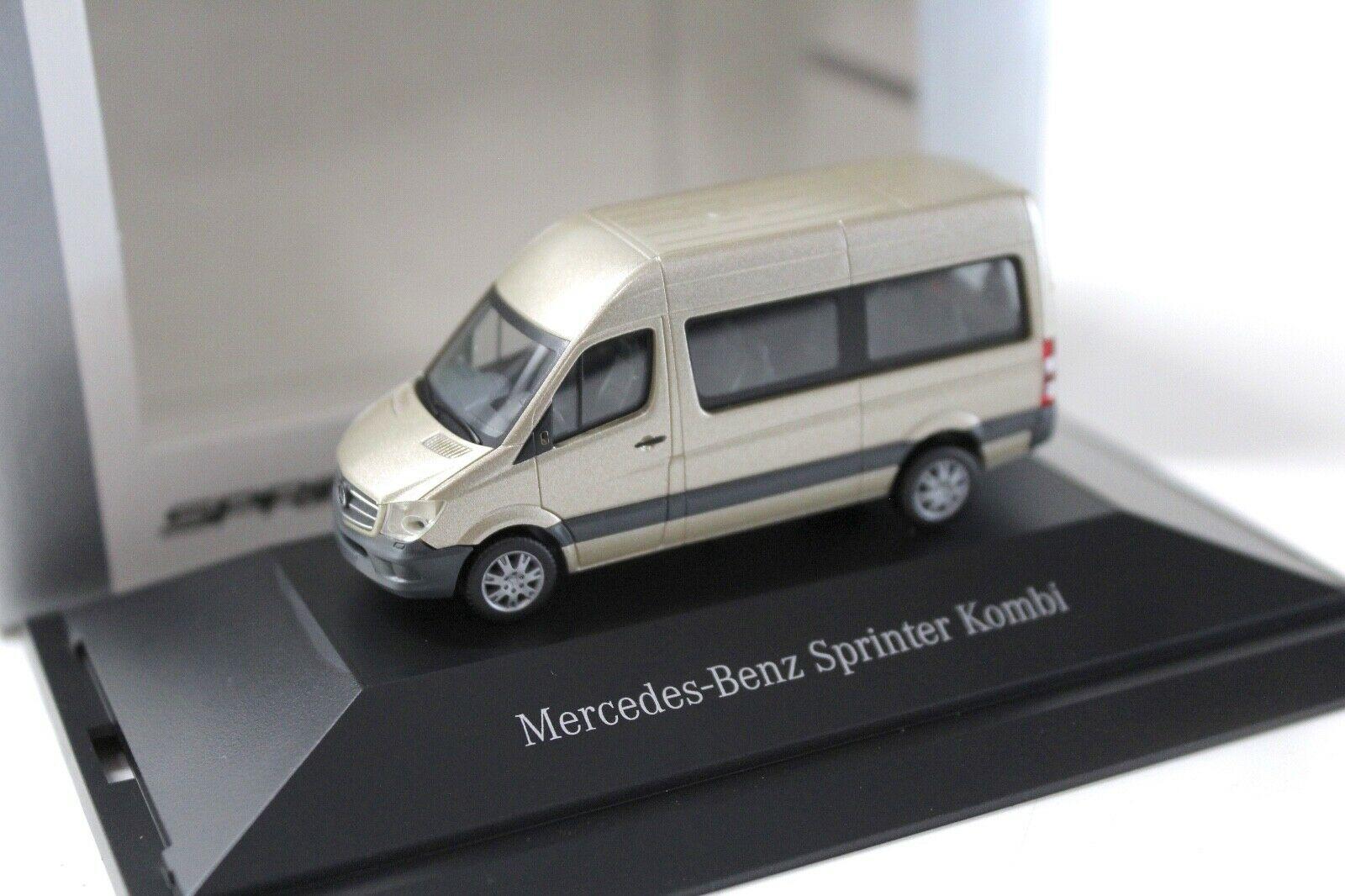 ID 48864 orig.jpg 1:87 Herpa Mercedes Sprinter Kombi beige DEALER VERSION
