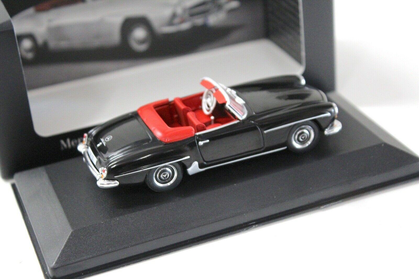 1:43 Premium Collectibles Mercedes 190SL Cabrio black DEALER VERSION