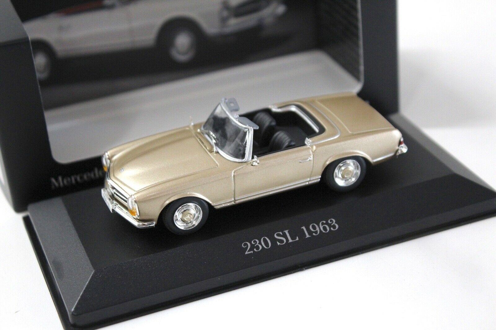 1:43 Premium Collectibles Mercedes 230SL Pagode gold DEALER VERSION