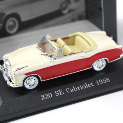 1:43 Premium Collectibles Mercedes 220SE Cabrio beige DEALER VERSION