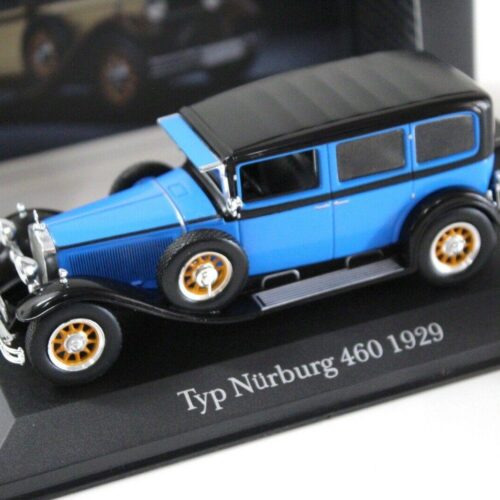 1:43 Premium Collectibles Mercedes 460 Nürburg blue DEALER VERSION