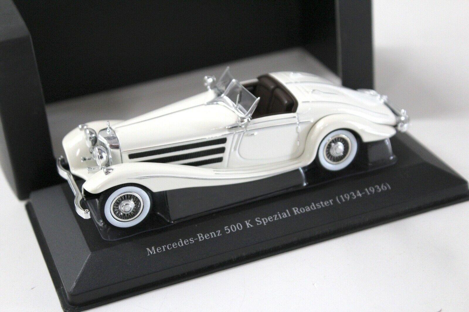 1:43 Premium Collectibles Mercedes 500K Spezial white DEALER VERSION