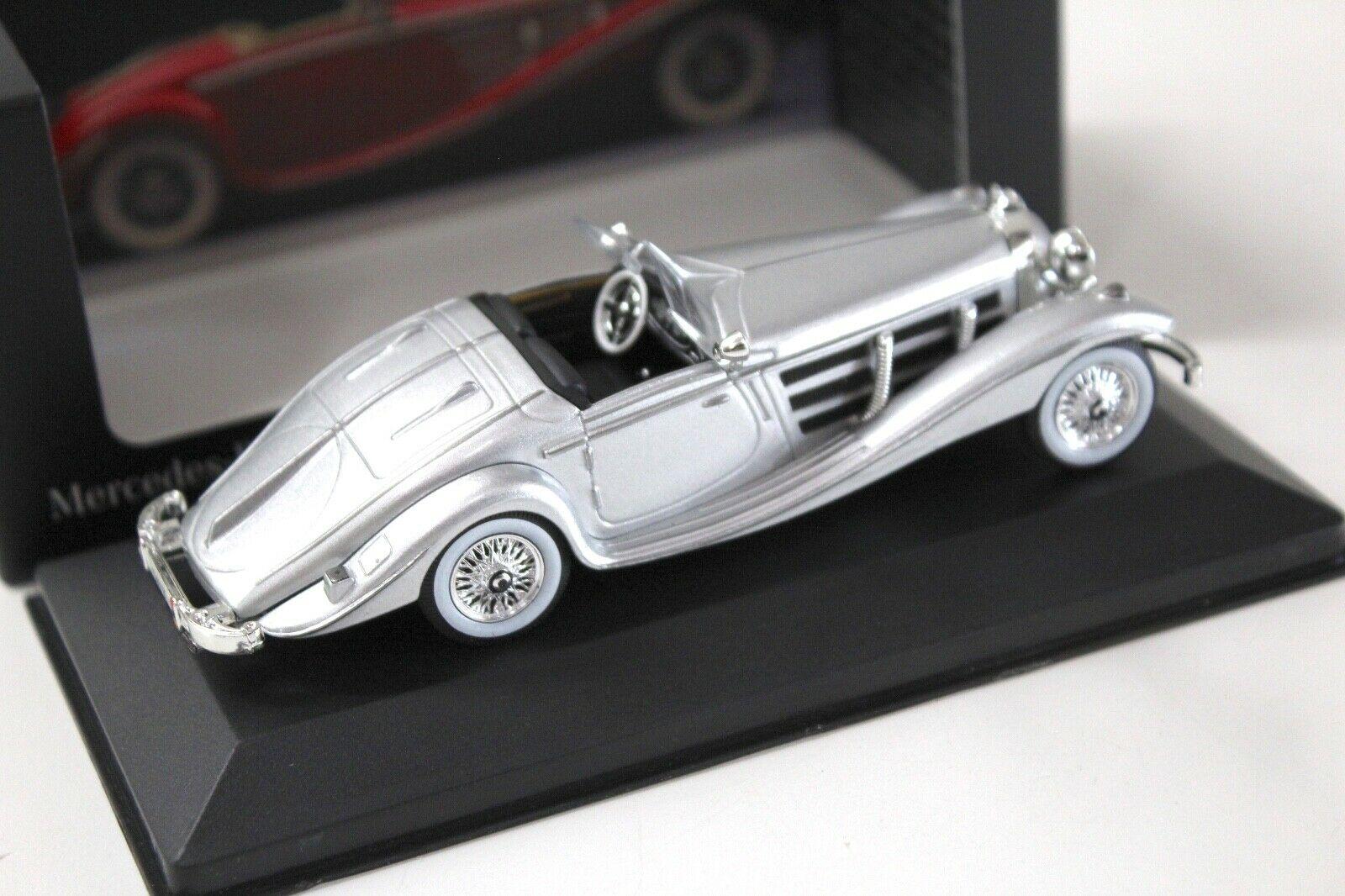 1:43 Premium Collectibles Mercedes 540K Spezial silver DEALER VERSION