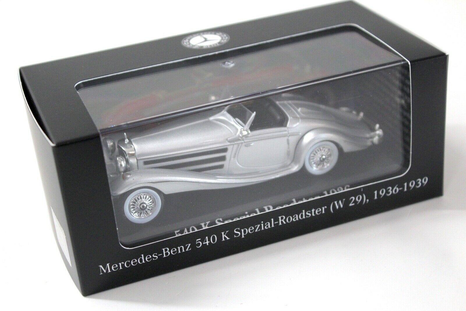 1:43 Premium Collectibles Mercedes 540K Spezial silver DEALER VERSION