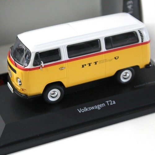 1:43 Schuco Volkswagen VW T2a PTT Schweizer Reisepost yellow