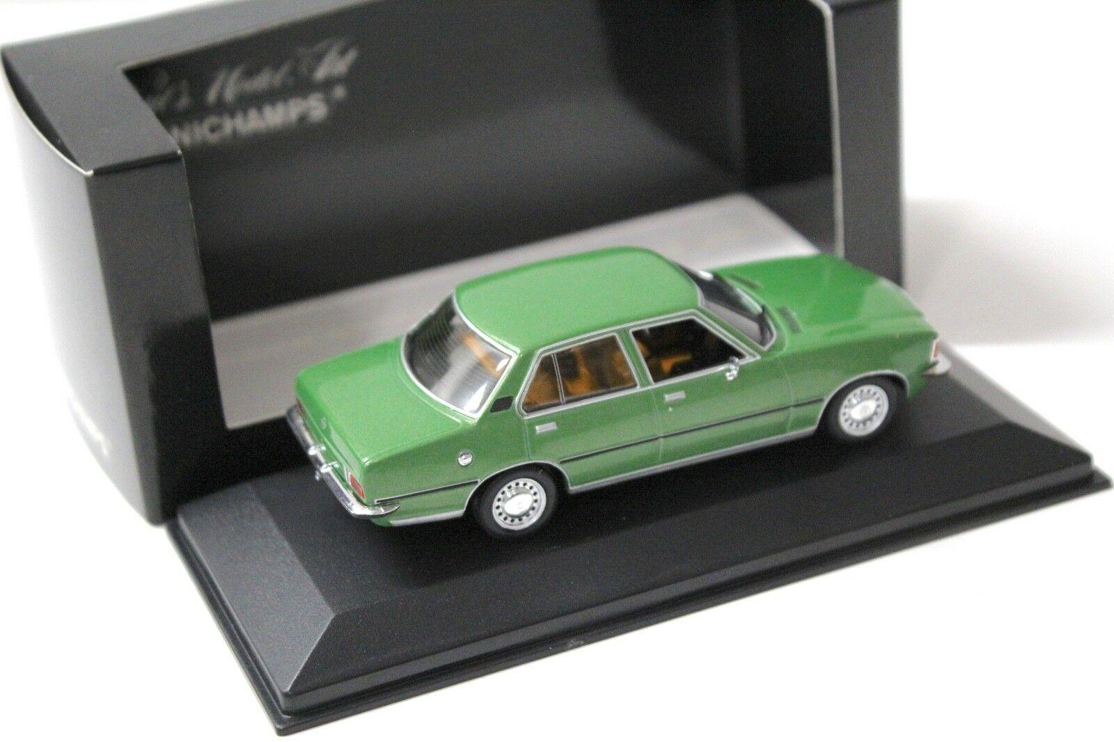 1:43 Minichamps Opel Rekord Limousine 1975 Jade green