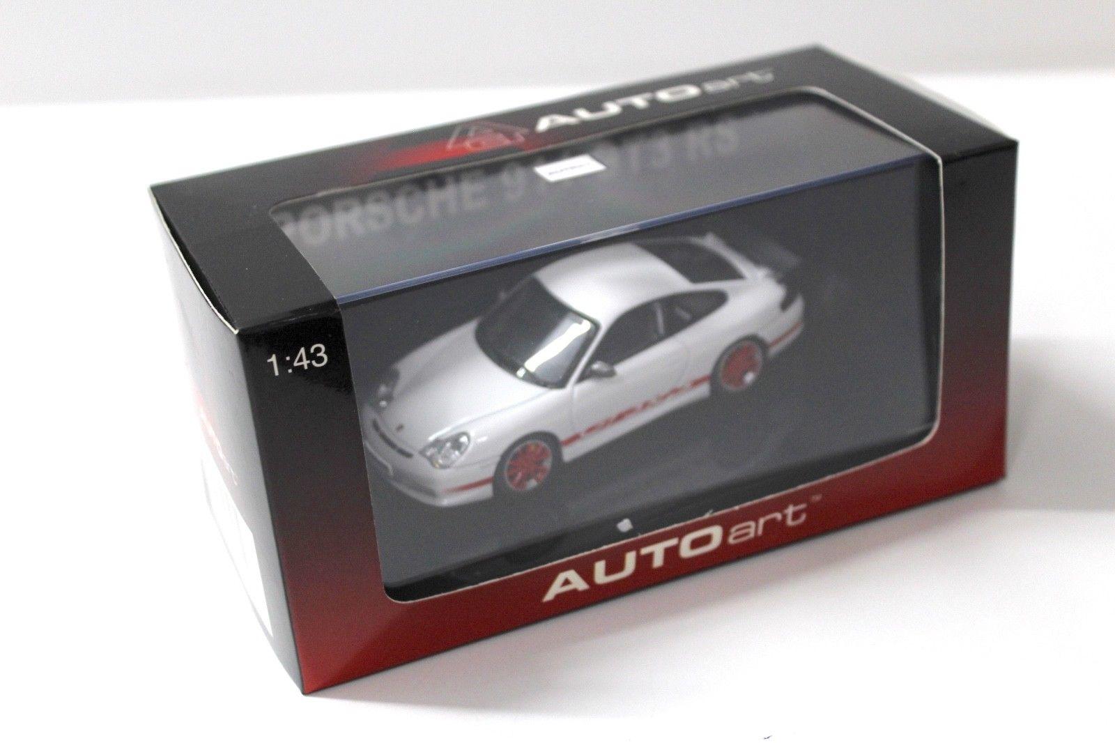 1:43 AUTOart Porsche 911 (996) GT3 RS white/ red